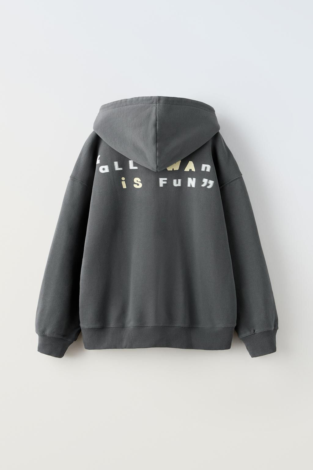 FADED-EFFECT HOODIE - Zara фото 4