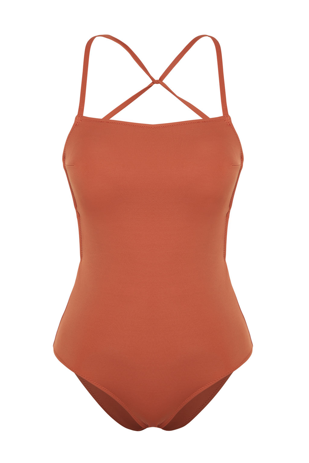 TRENDYOLMILLA Siyah Kare Yaka S?rt Dekolteli Regular Mayo TBESS21MA0295 фото 16