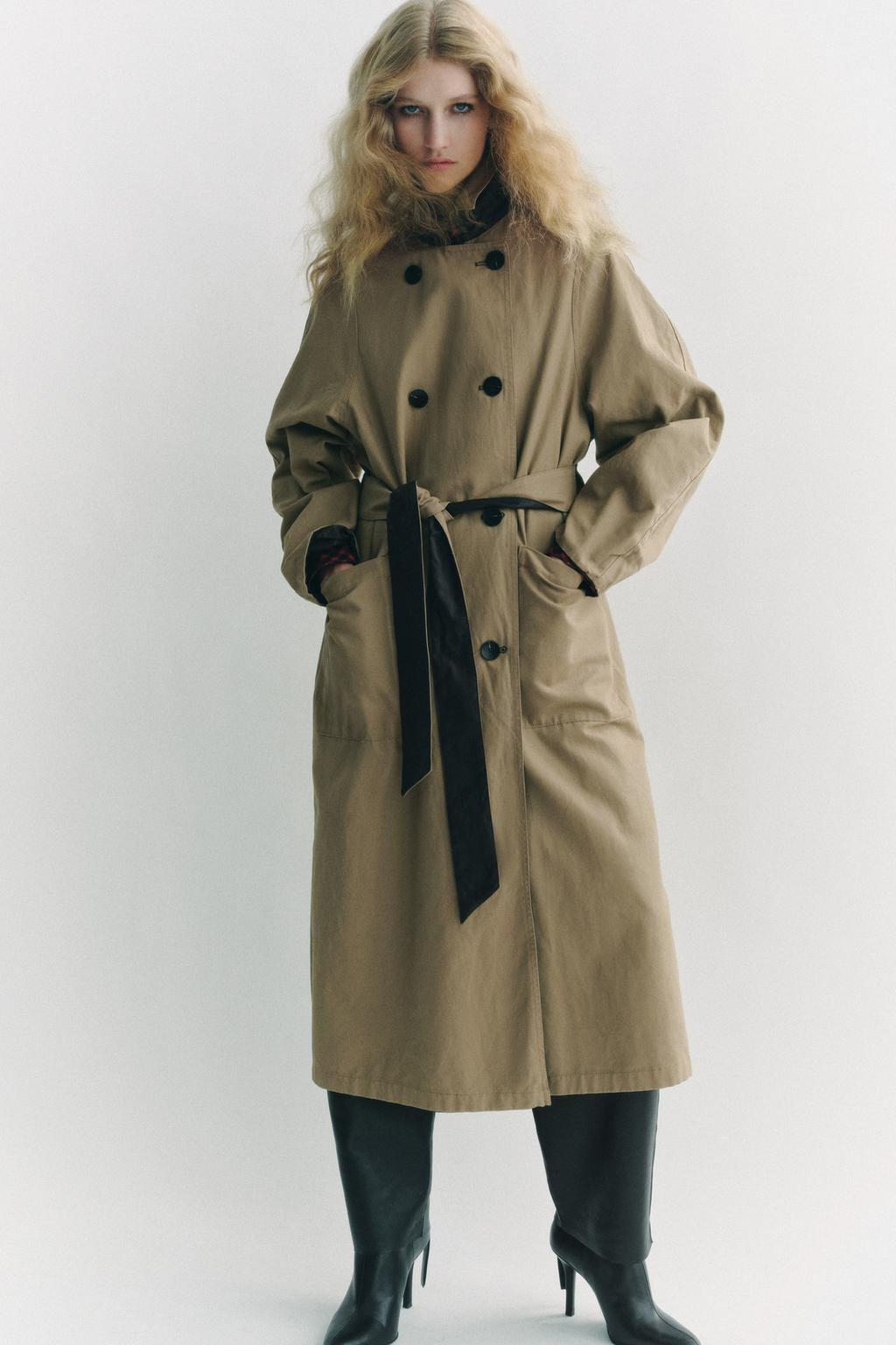 REVERSIBLE TRENCH COAT ZW COLLECTION - Zara фото 5