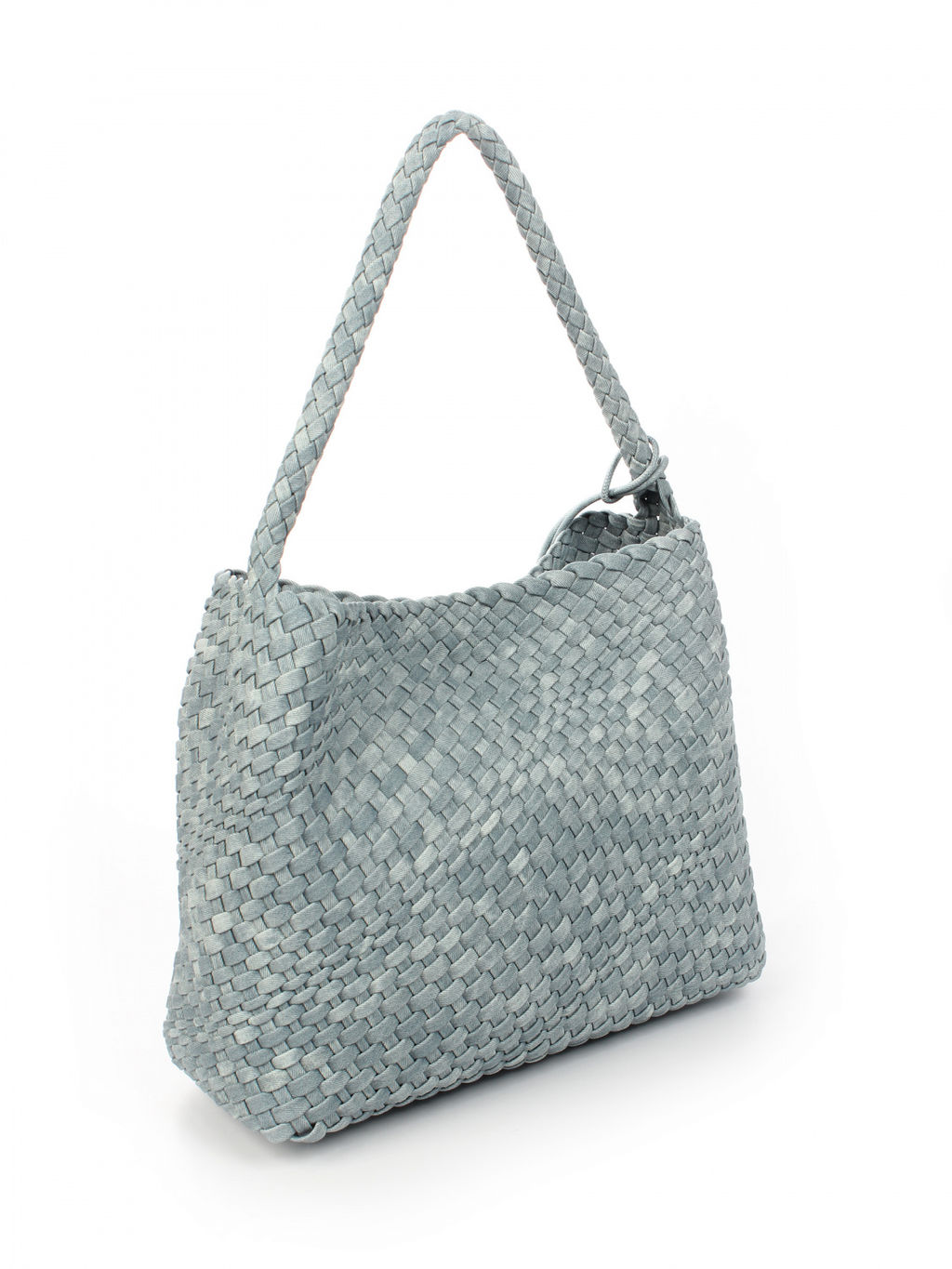 LACCOMA сумка СУ1053-0-винтаж синий эко кожа хлопок фото 2