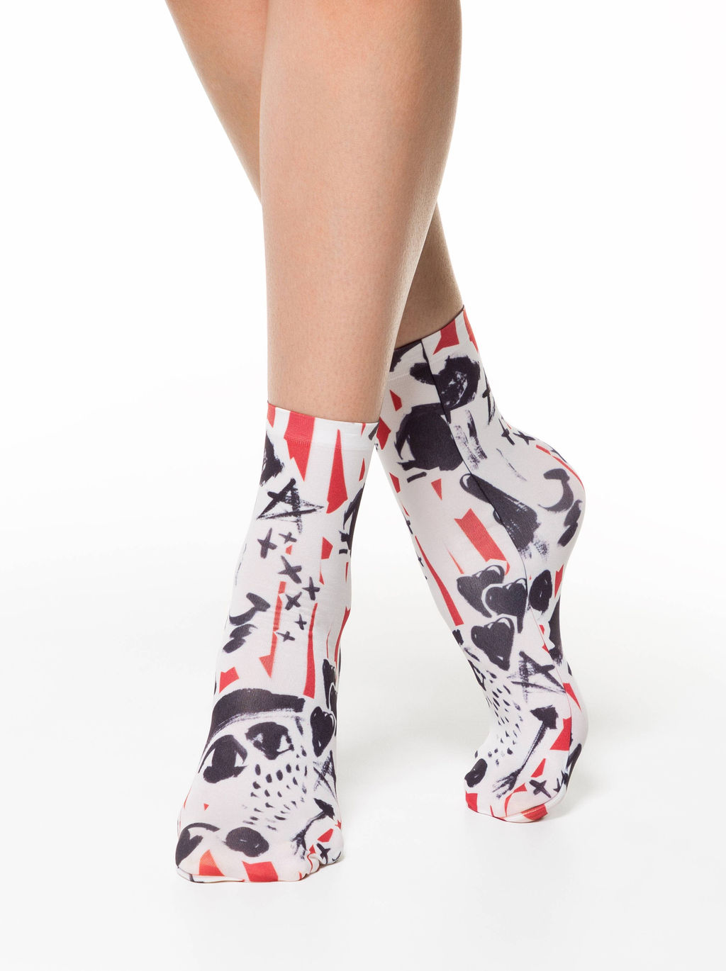 Цена за 2 пары. Носки Классические CONTE Носки с принтом FANTASY 70 mix - Conte elegant фото 4