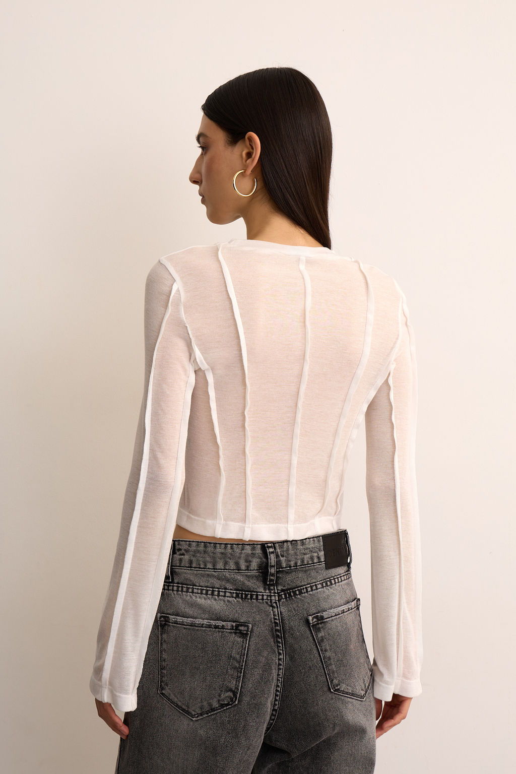 Лонгслив с открытыми швами - Mollis фото 4