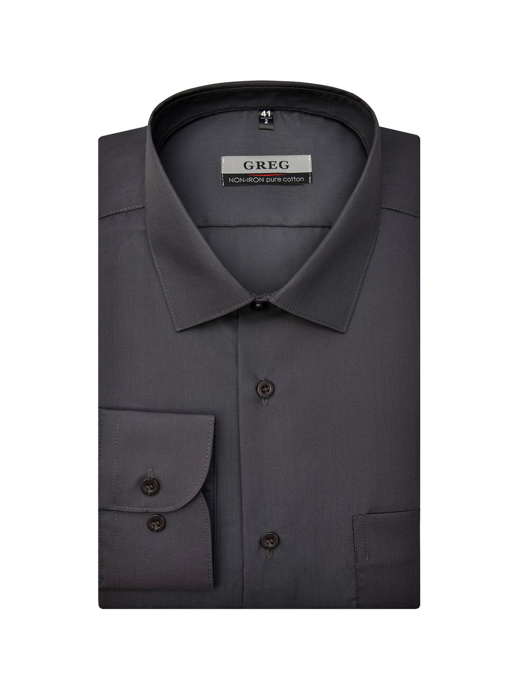 Сорочка мужская длинный рукав GREG 330/211/7247