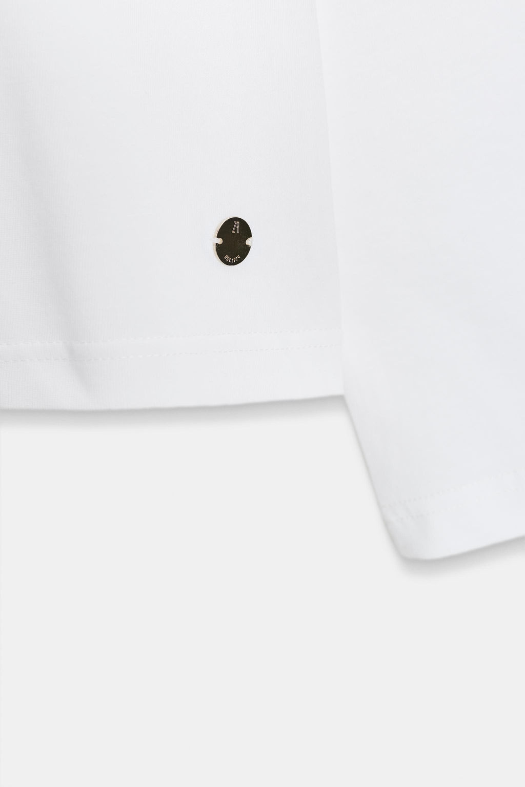 LONG SLEEVE LABEL T-SHIRT - Zara фото 8