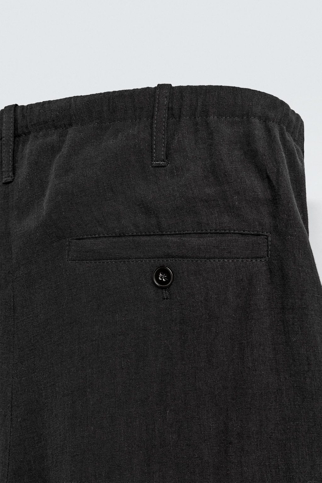 100% LINEN RELAXED FIT TROUSERS - Zara фото 10