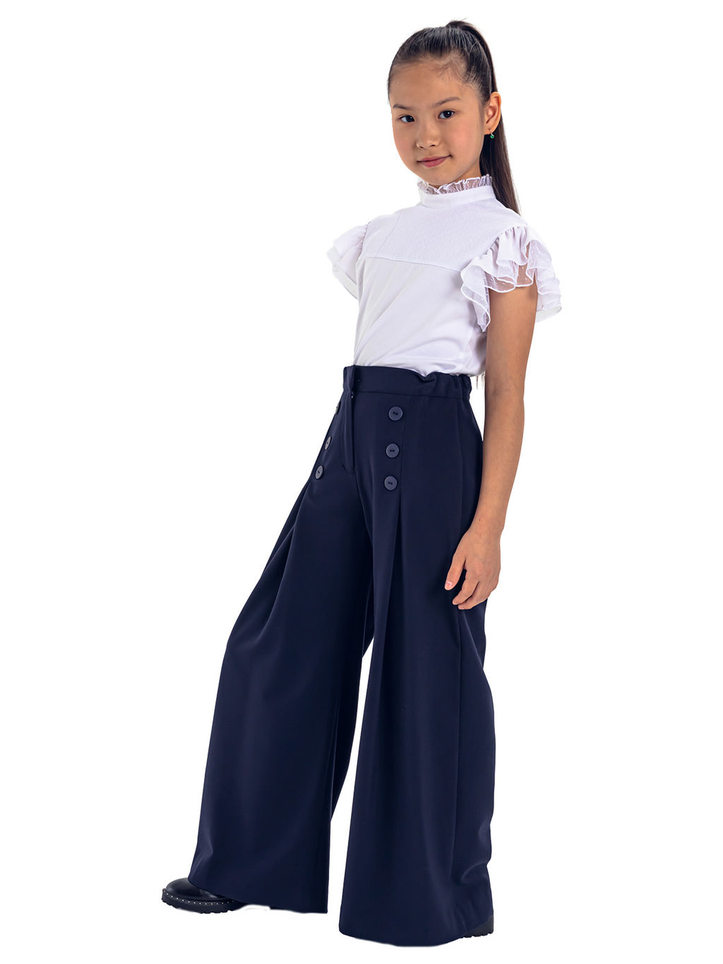 Школьный джемпер для девочки О76544 - Карамелли фото 3