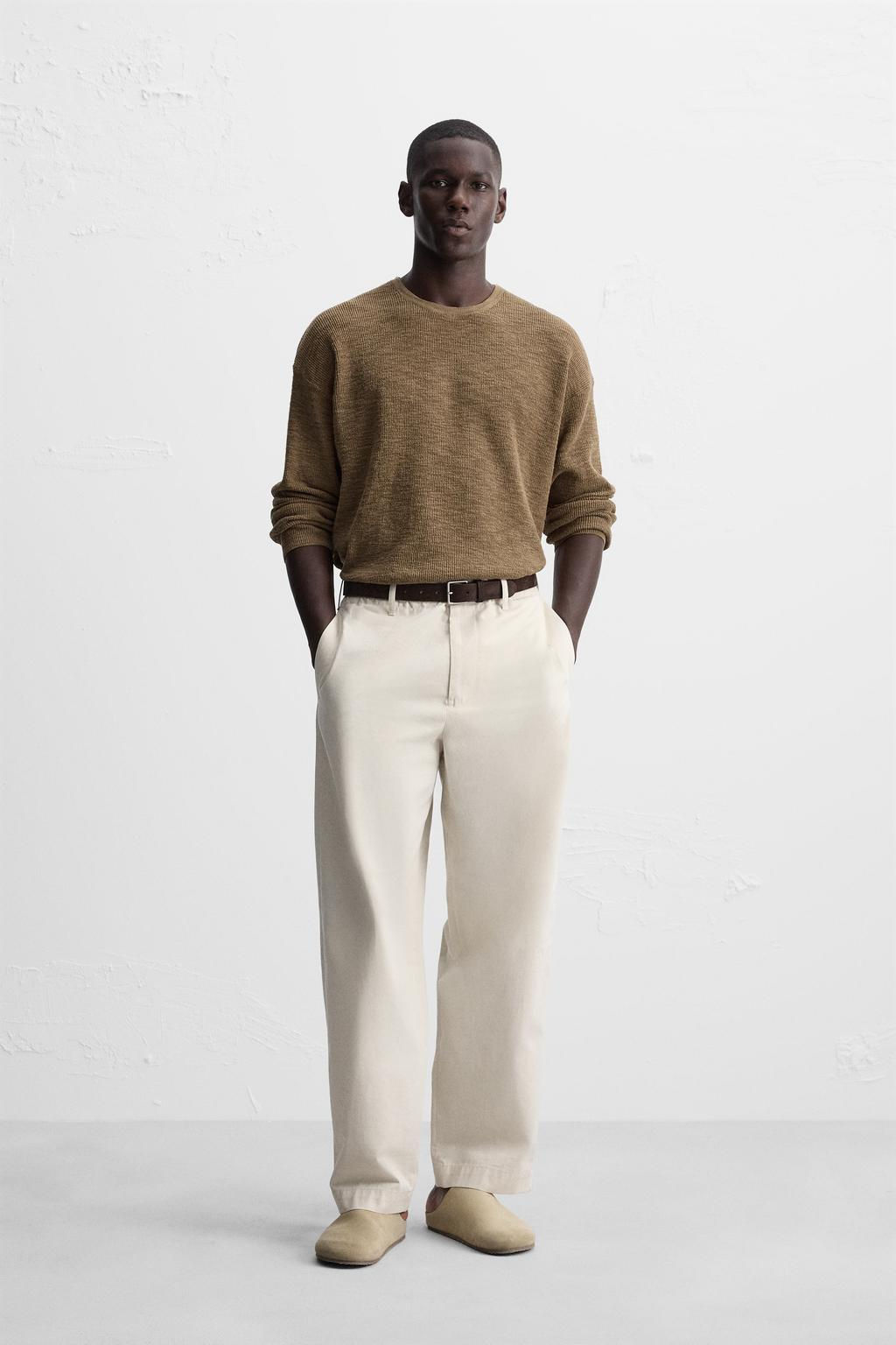 RUSTIC TEXTURED SWEATER - Zara фото 18