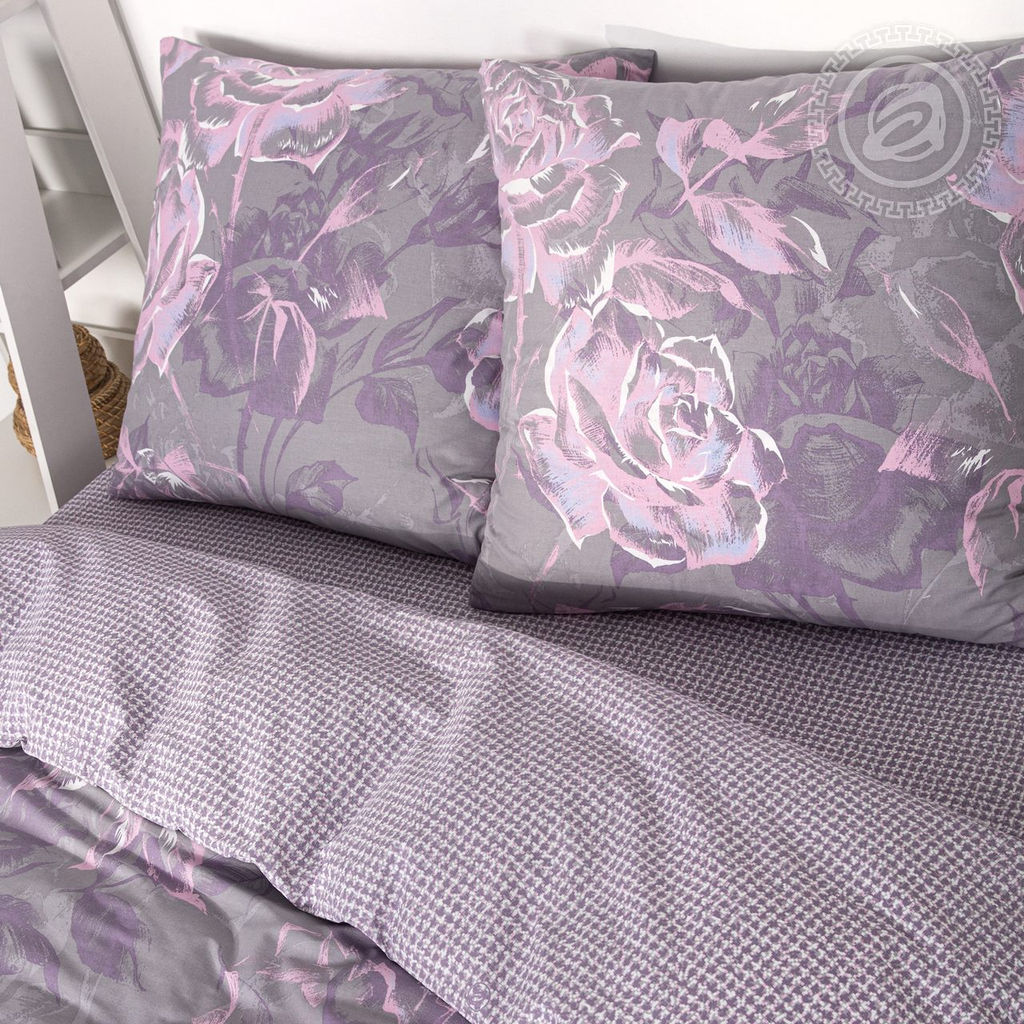 Постельное белье Мануэла (поплин DE LUXE) Евро/Пододеяльник: 1 шт. - 215*200; Простыня: 1 шт. - 215*240; Наволочка: 2 шт. - 70*70; DE LUXE - Артпостель фото 2