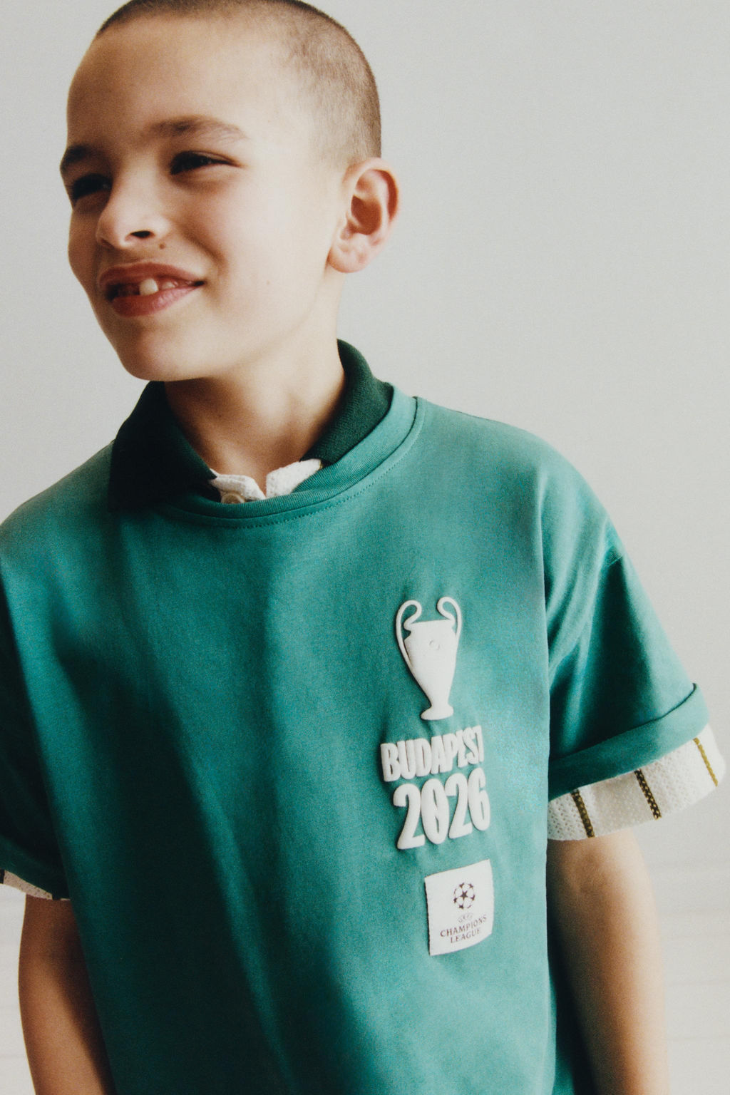 CAMISETA ESTAMPADA UEFA CHAMPIONS LEAGUE ® / Verde - Zara фото 5