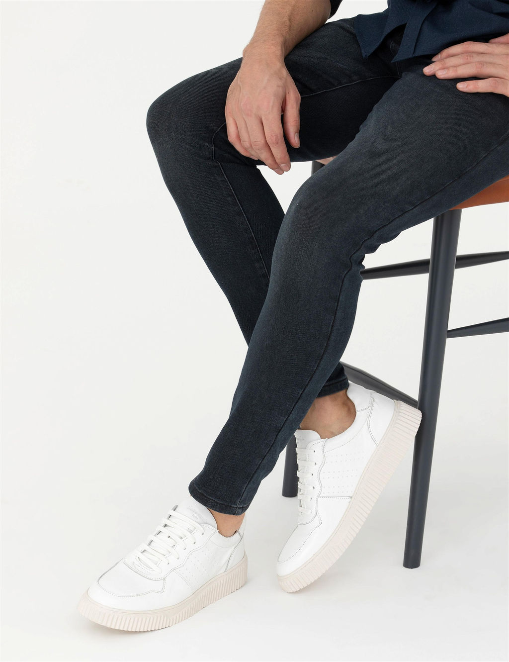 Beyaz %100 Deri Casual Ayakkab_ - Pierre cardin фото 7