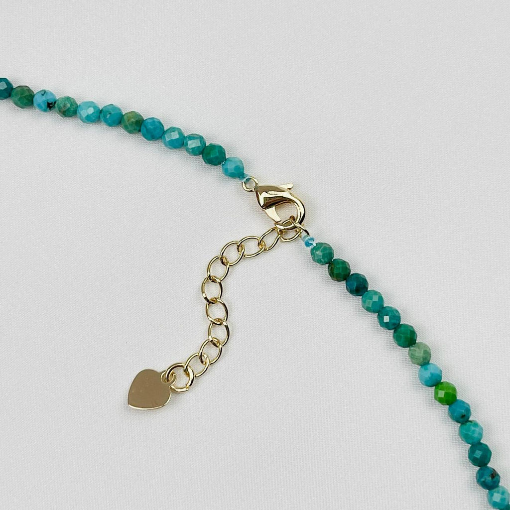 Бусы-Чокер из Бирюзы