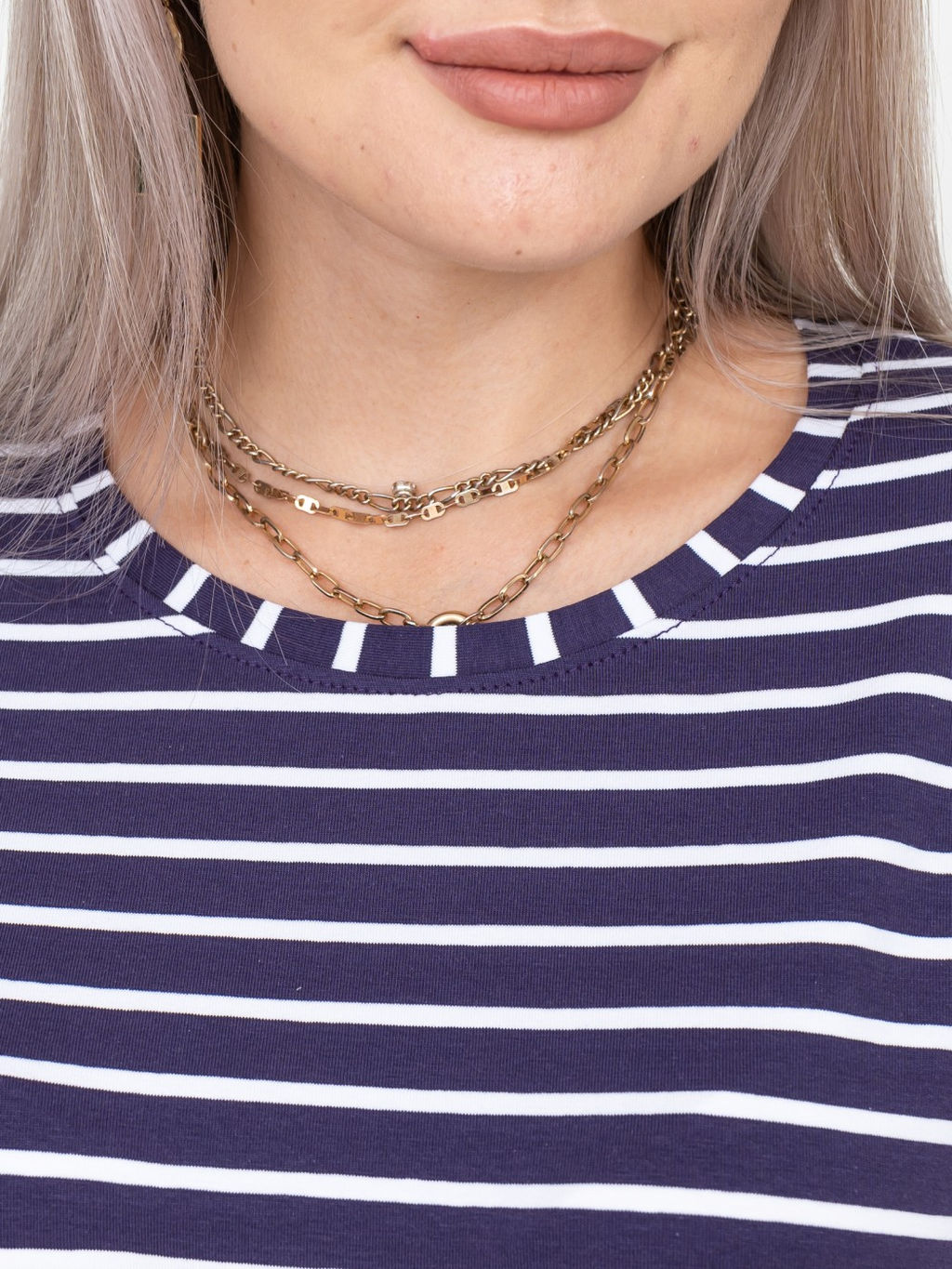 Лонгслив Николь Хлопок 95%, лайкра 5% тельняшка - Ивассорти фото 15