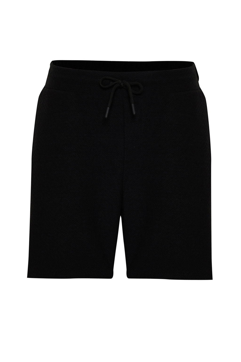 Siyah Regular/Normal Kesim Dokulu Kal?n Sort TMNSS24SR00074