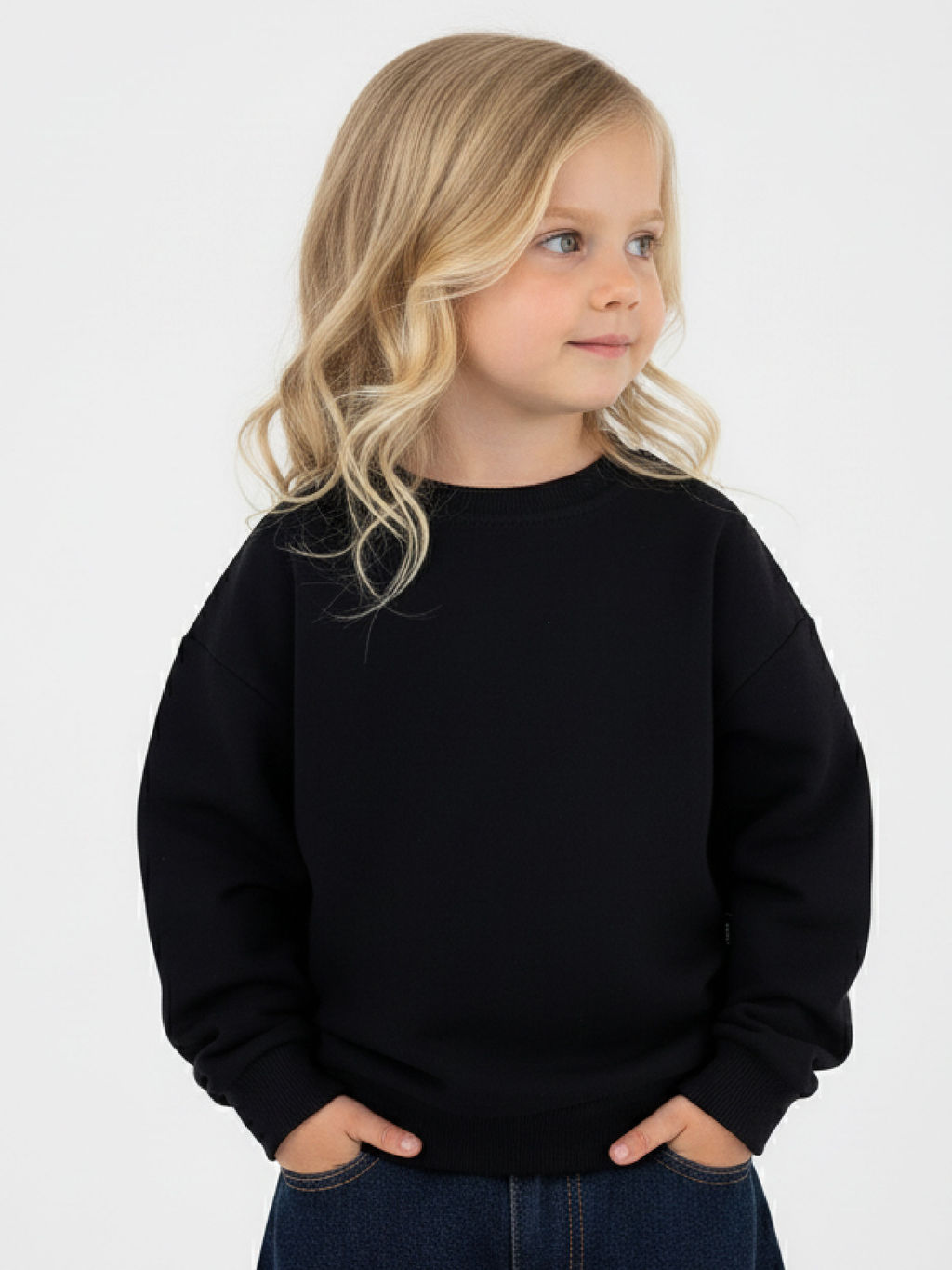 Свитшот с аппликацией 22-0533 черный|красный - Mini maxi фото 24