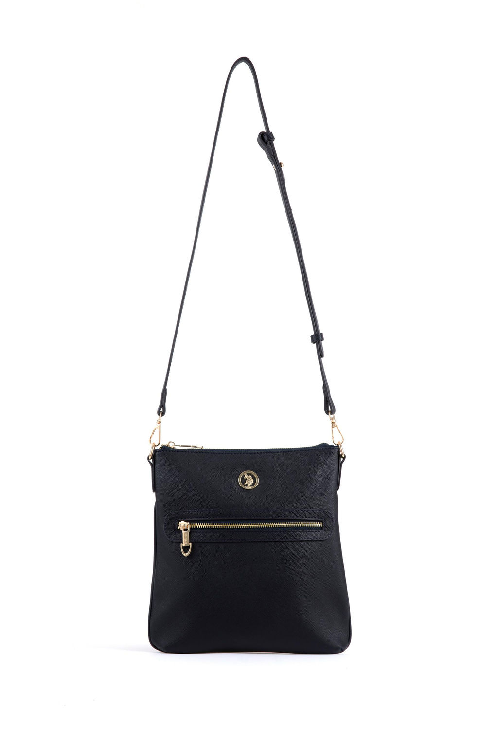 Женская темно-синяя сумка через плечо - U.s. polo assn фото 6