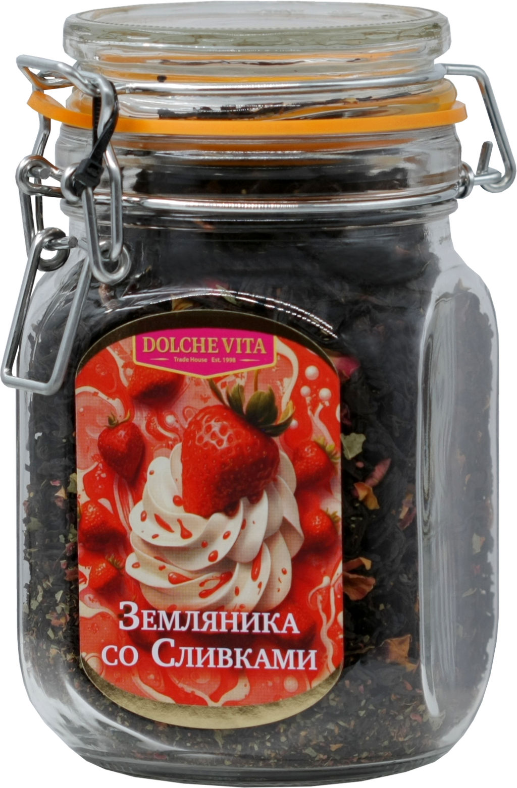 Dolche Vita. В стекле. Земляника со сливками 125 гр. стекл.банка