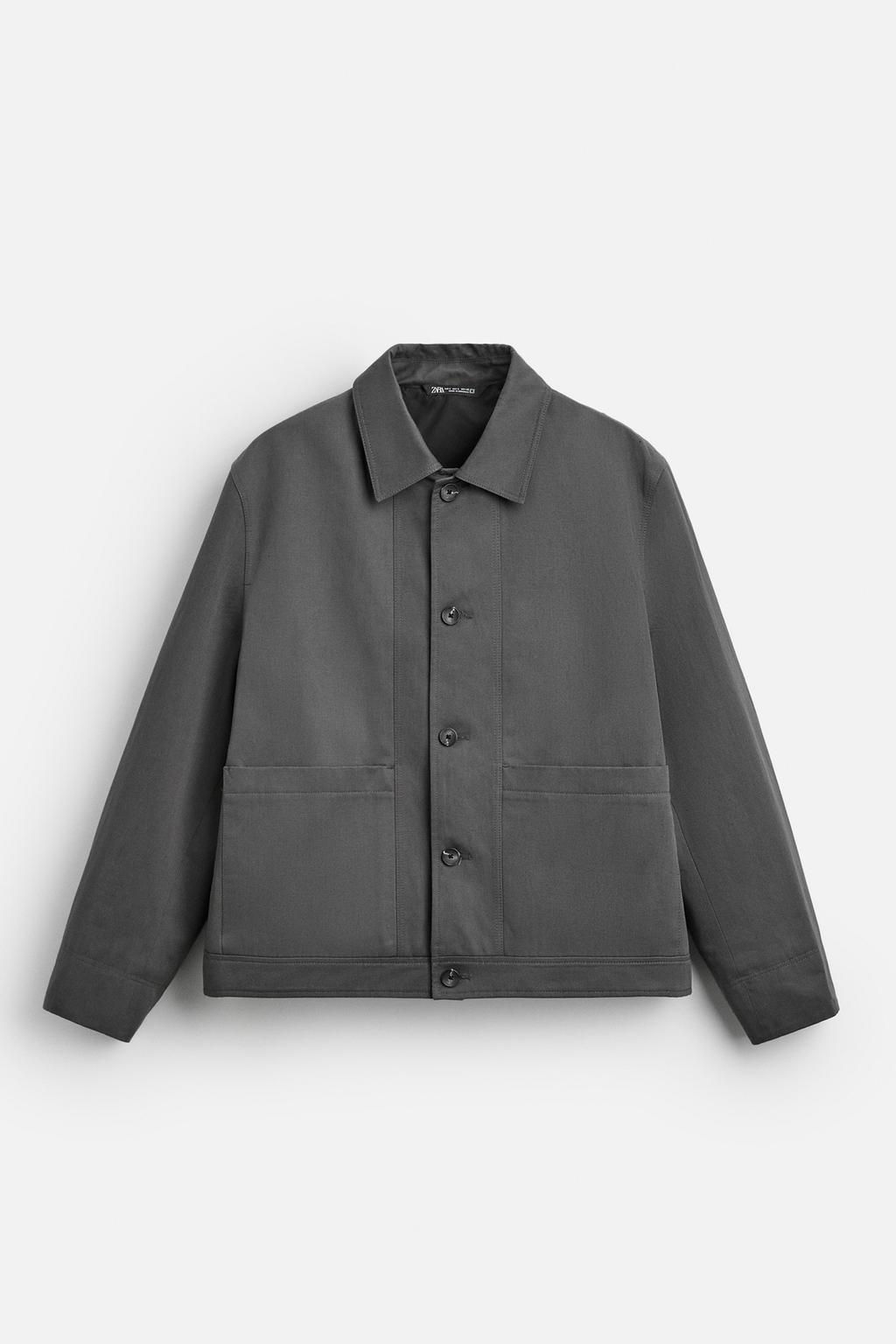 COTTON/LINEN JACKET - Zara фото 7