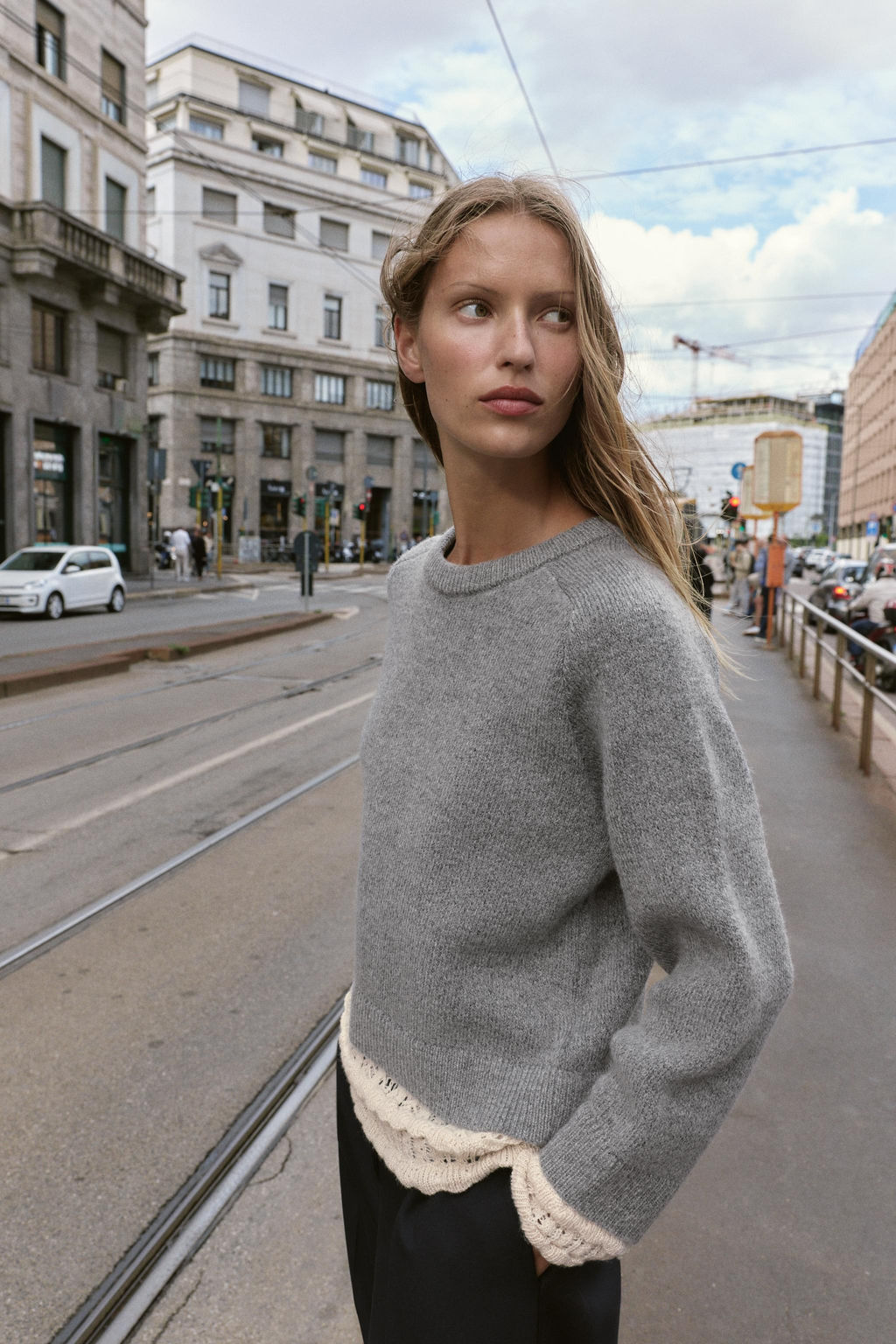 COMBINED KNIT SWEATER - Zara фото 5