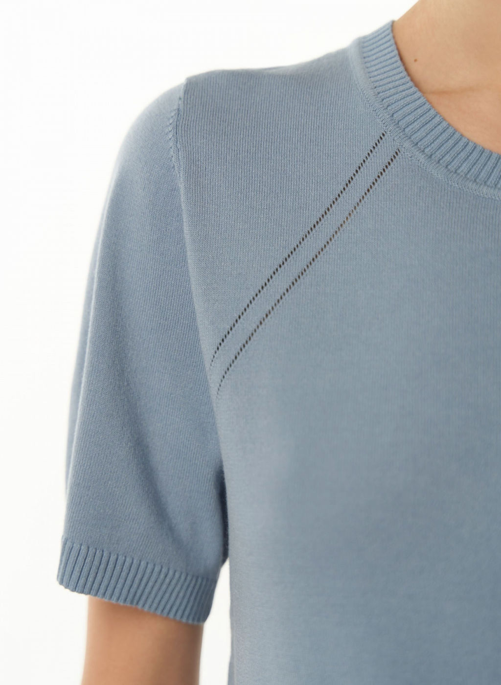 Conso/KJS 230715 - blue-grey Футболка Женская фото 3