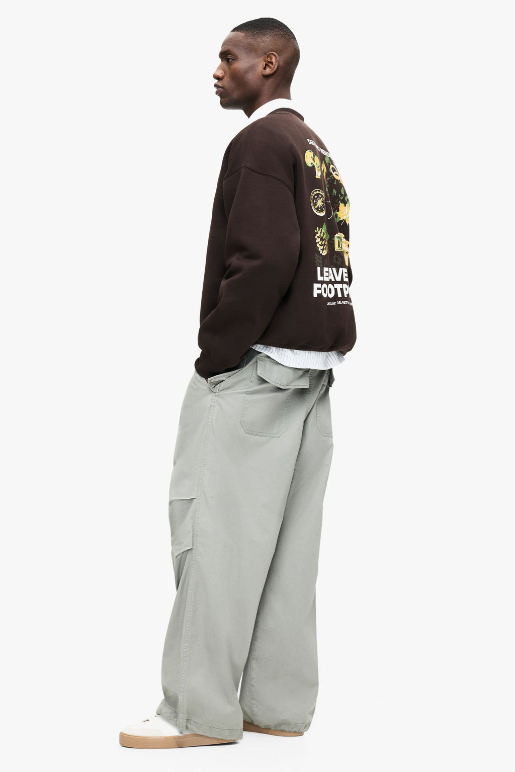 Sudadera con estampado Loose Fit - H&m фото 3