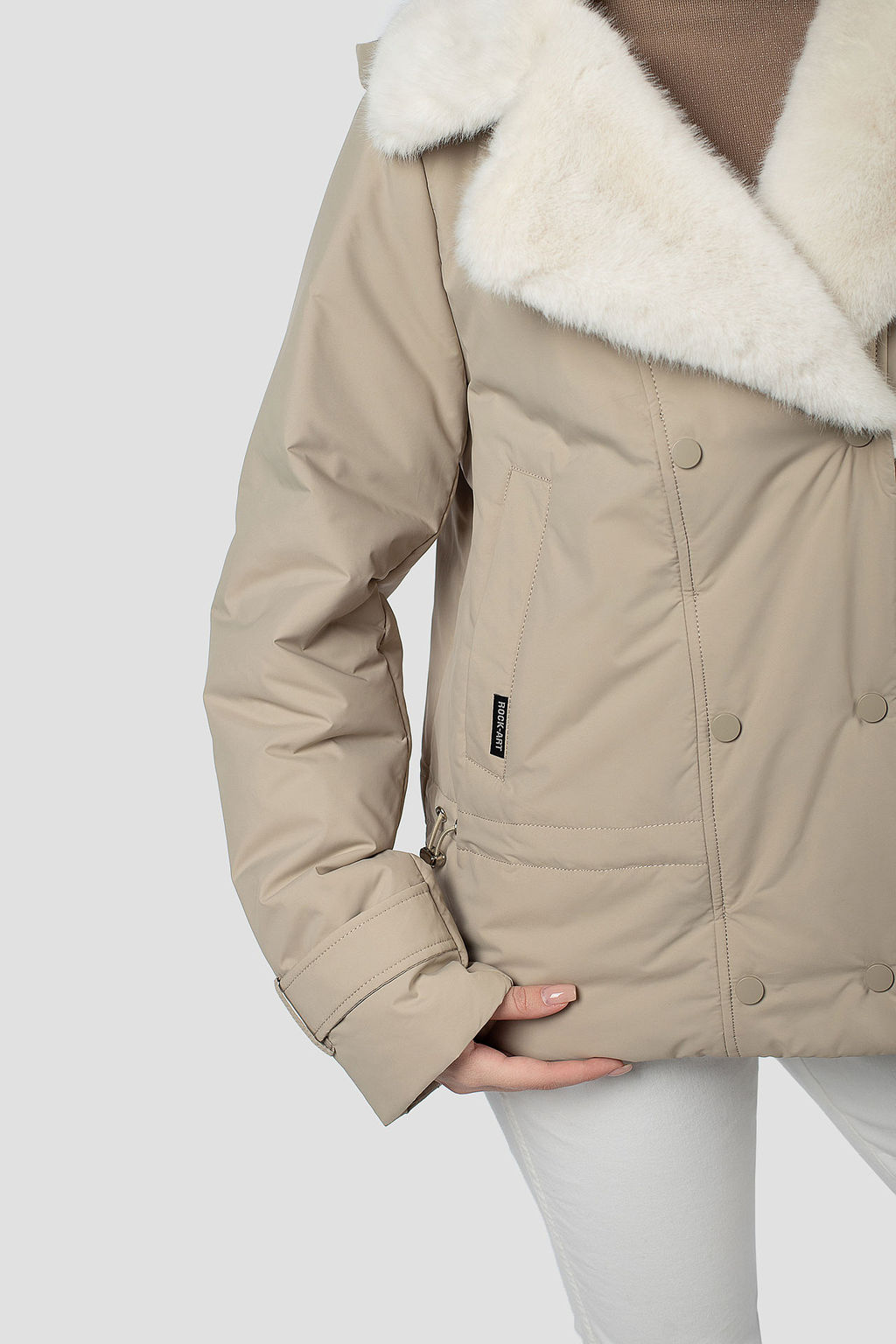 04-3114 Куртка женская демисезонная (Холлофайбер 100) - El podio фото 8