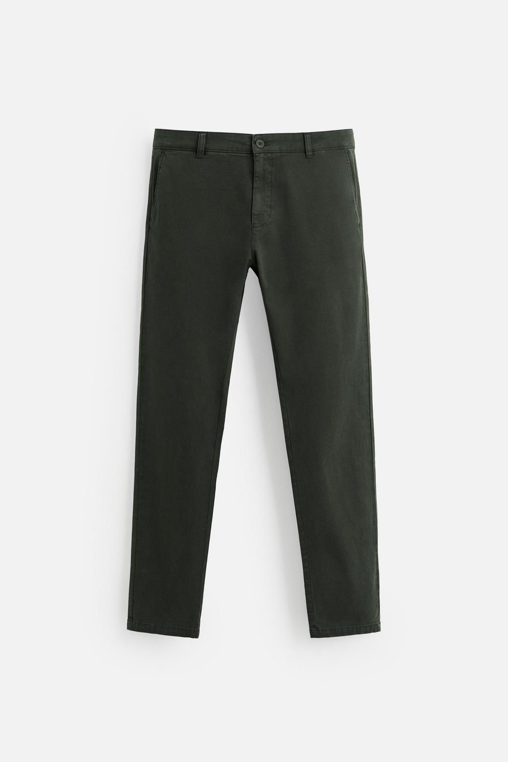 SKINNY FIT CHINO TROUSERS - Zara фото 25
