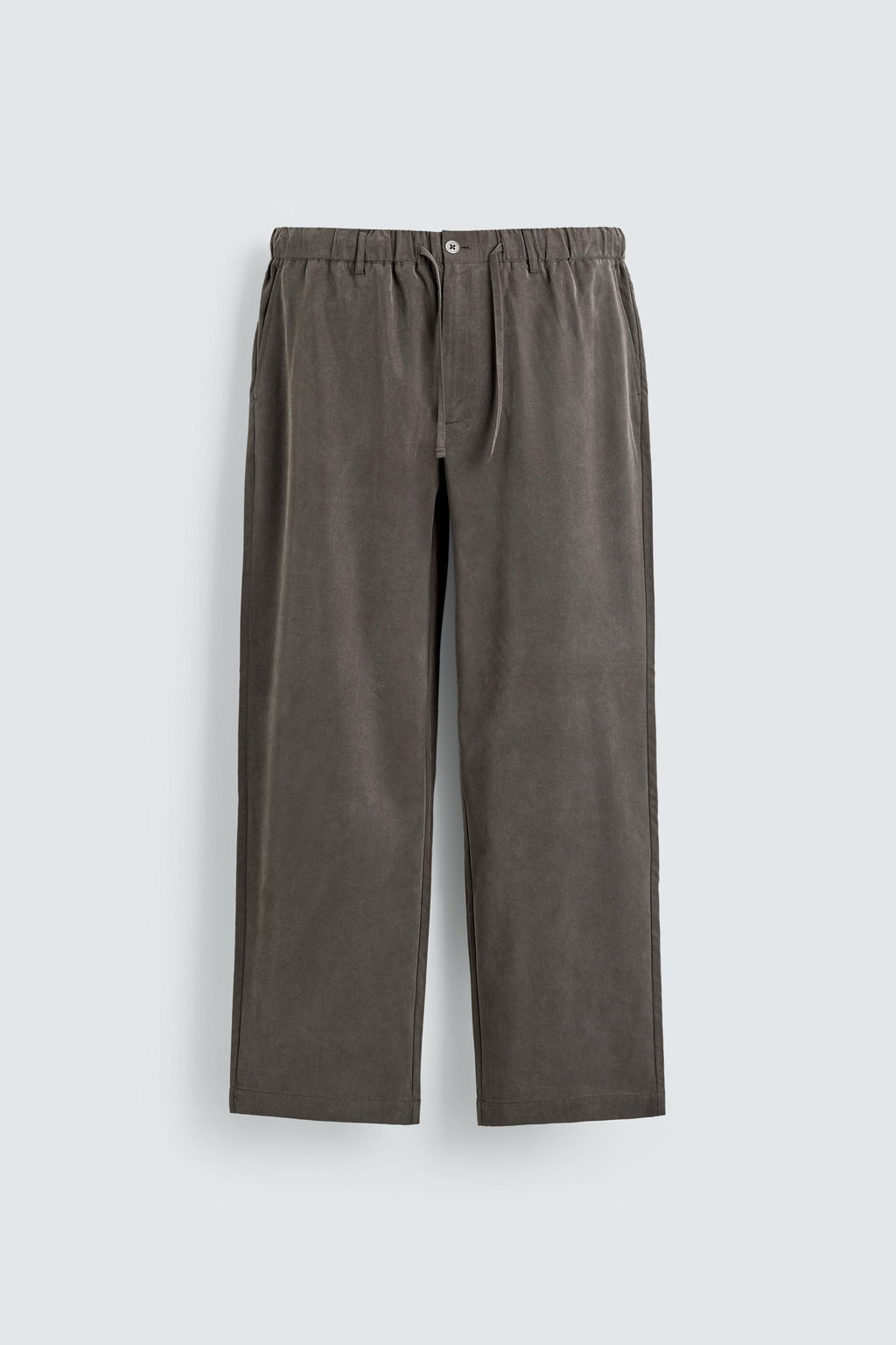 PANTAL?N FLUIDO RELAXED FIT / marron-vison - Zara фото 6