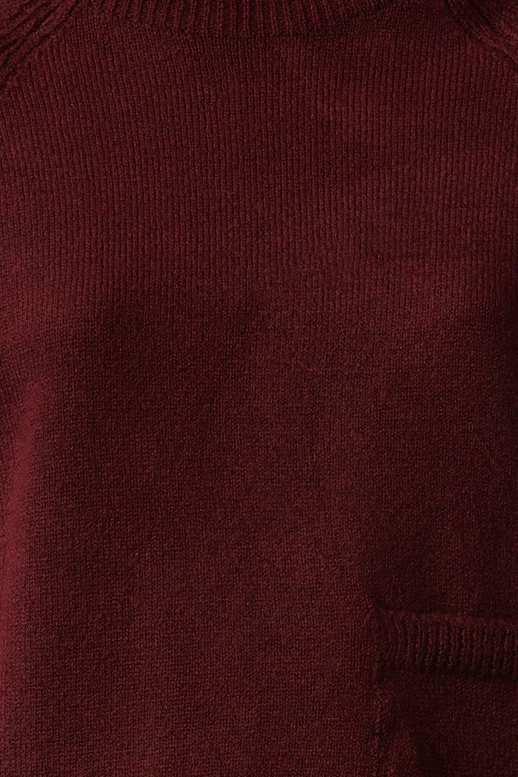 Bordo Cep Detayl? Yumusak Dokulu Dik Yaka Triko Kazak TWOAW25KZ00107 - Trendyolmilla фото 3
