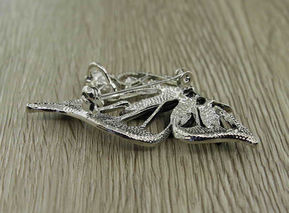 Брошь-подвеска "Бабочка" крыло гелиотис