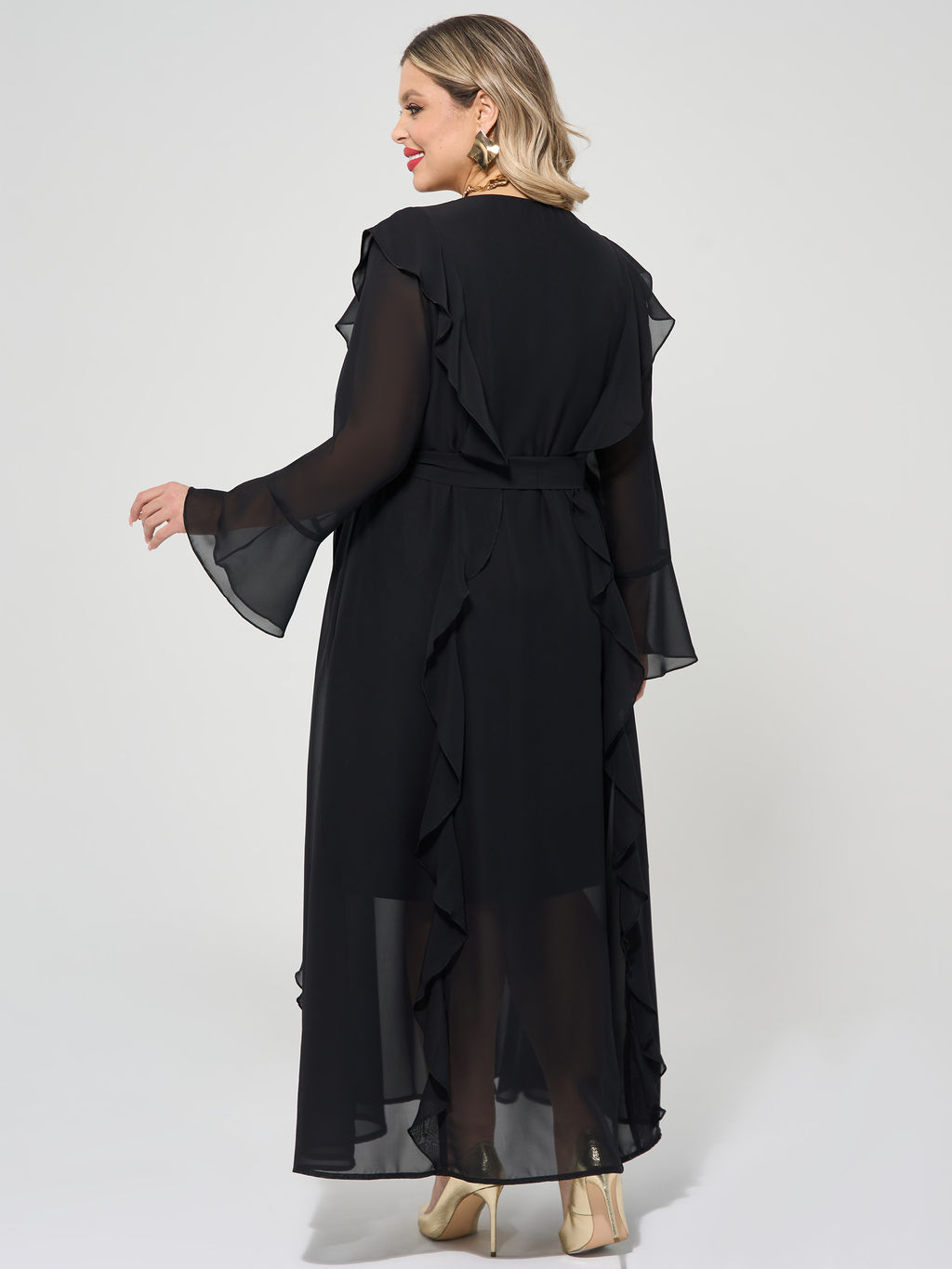 Платье 0372-1 бирюзовый - Dora фото 20