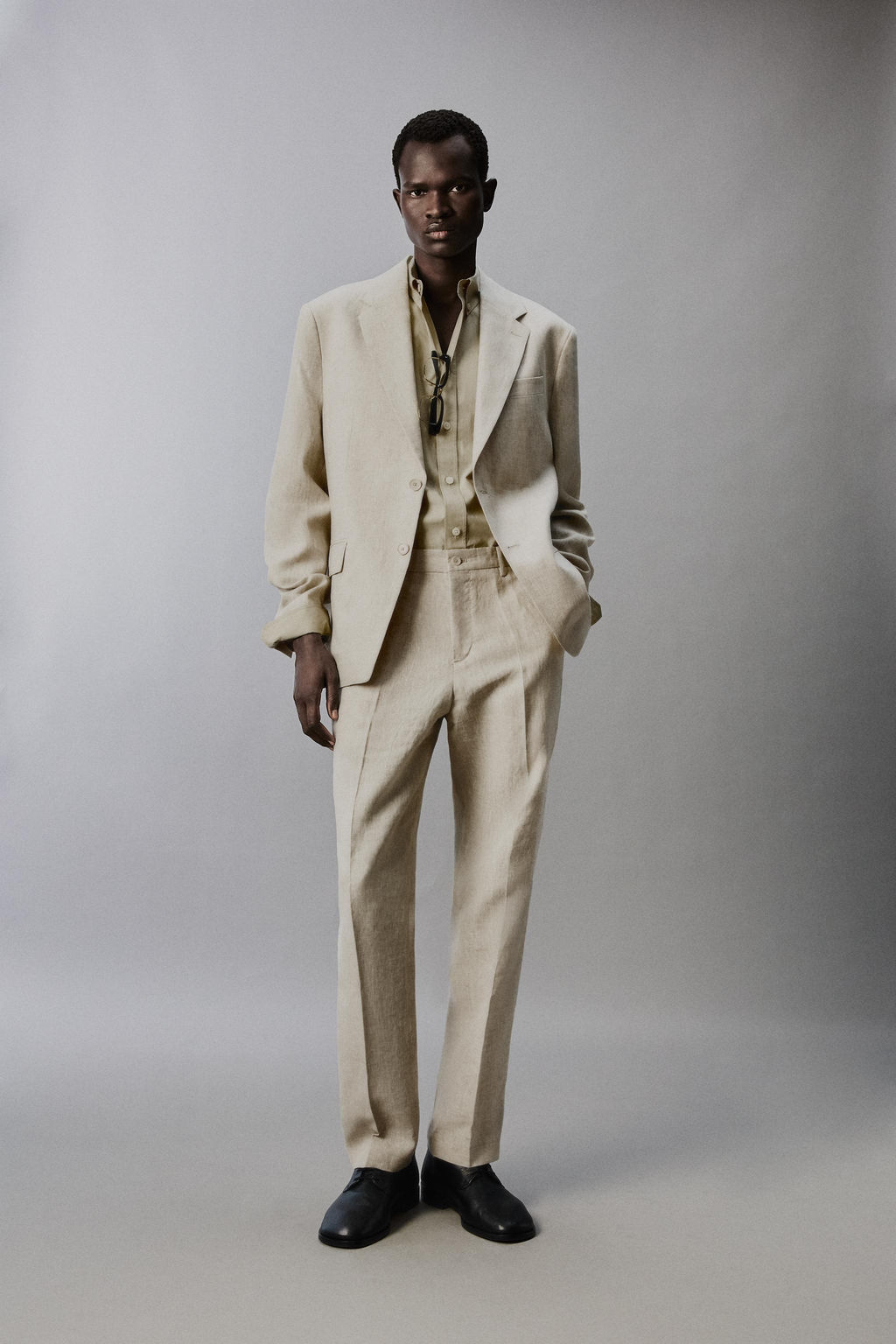 100% LINEN SUIT BLAZER - Zara фото 9