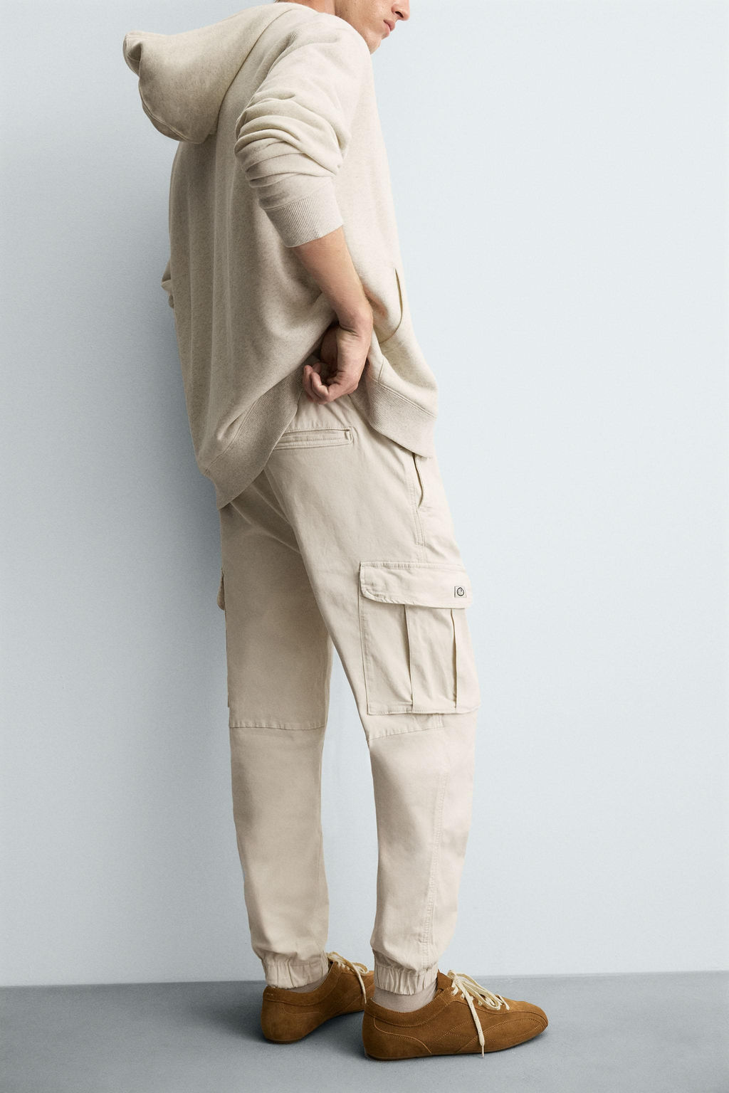 PANTAL?N CARGO SLIM FIT / Hielo - Zara фото 5