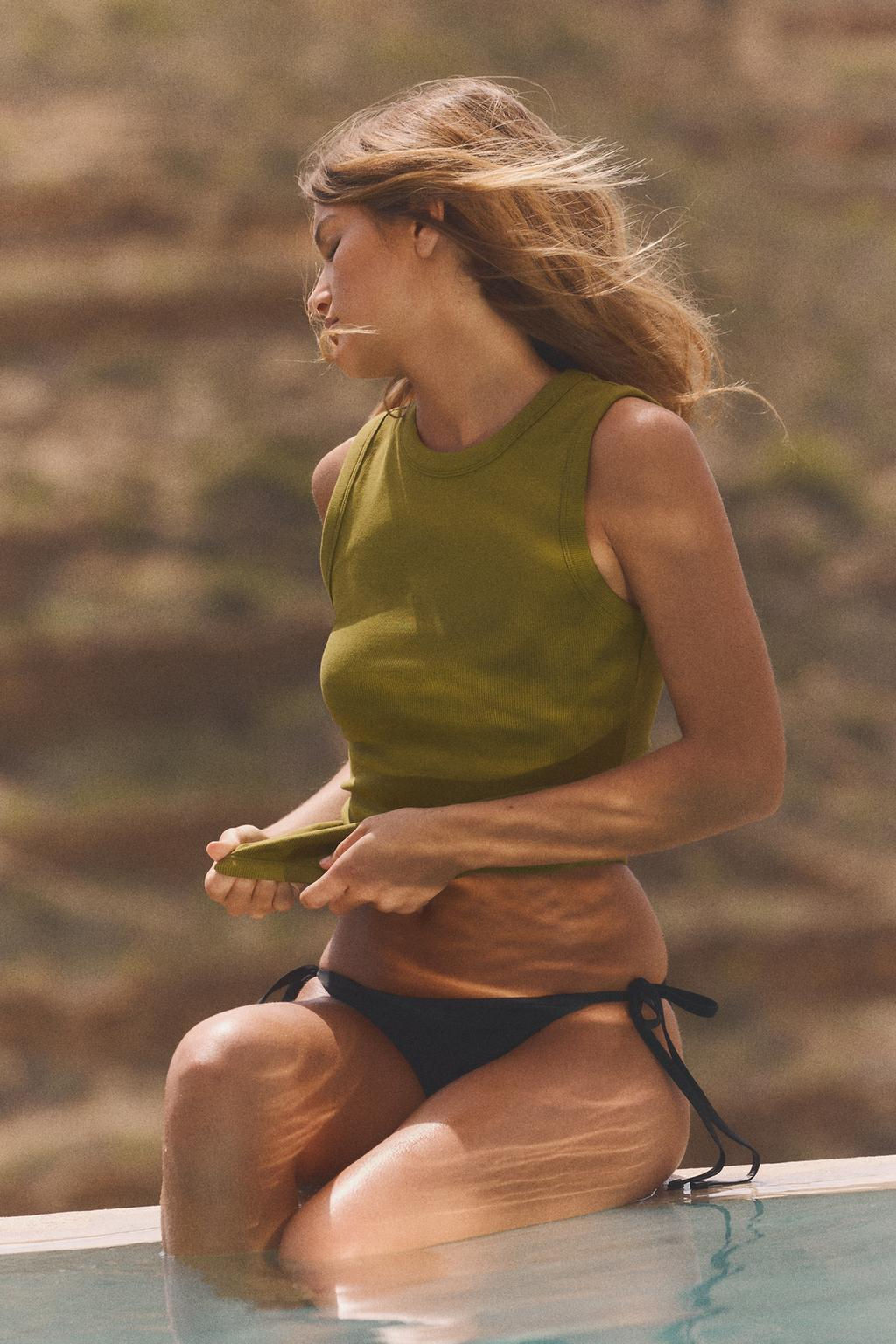 RIBBED TOP - Zara фото 35