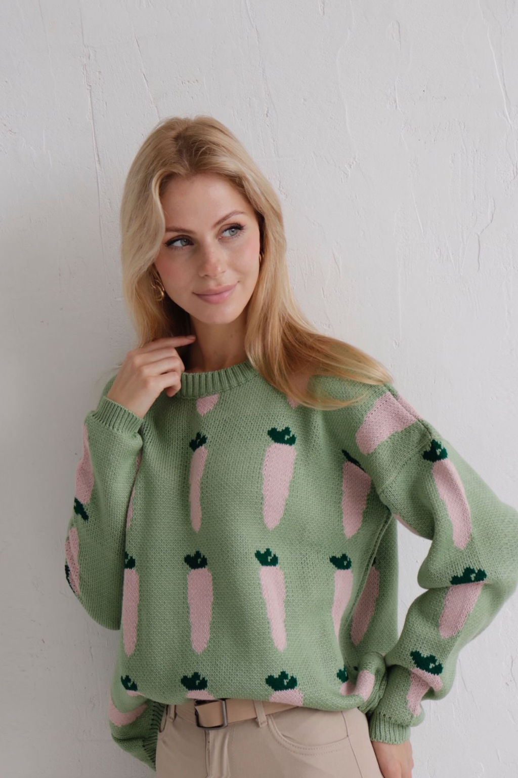 9911 Джемпер светло-зелёный - Martichelli фото 13