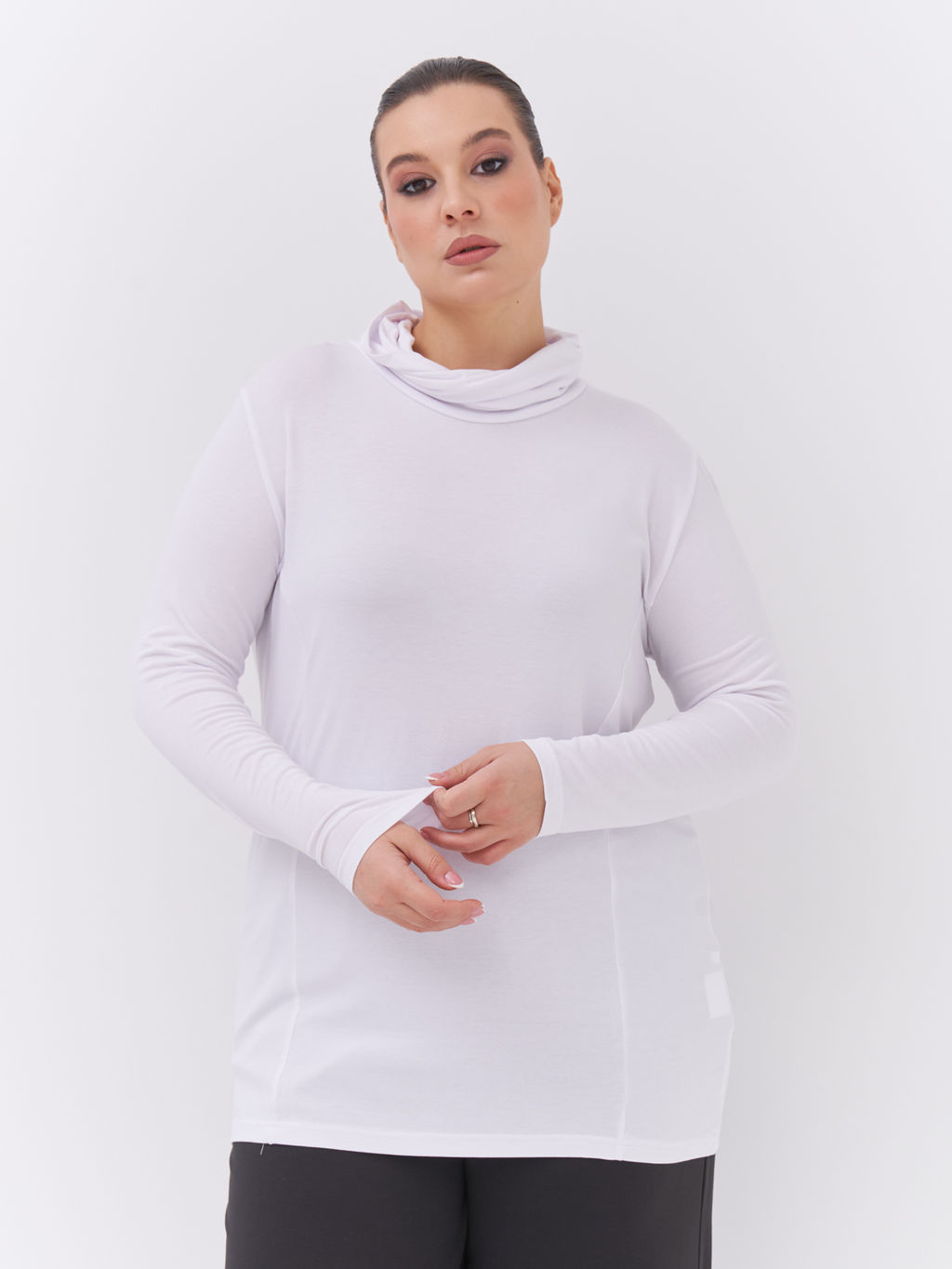 Водолазка из вискозы VD01103WHT00 - Артесса фото 2