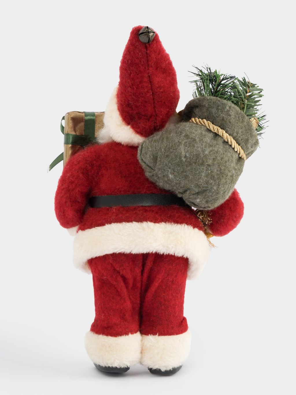 Изделие декоративное, 25 см, мягкое, пластик/полиэстер, Санта с мешком и подарком, New year - Anna lafarg фото 2