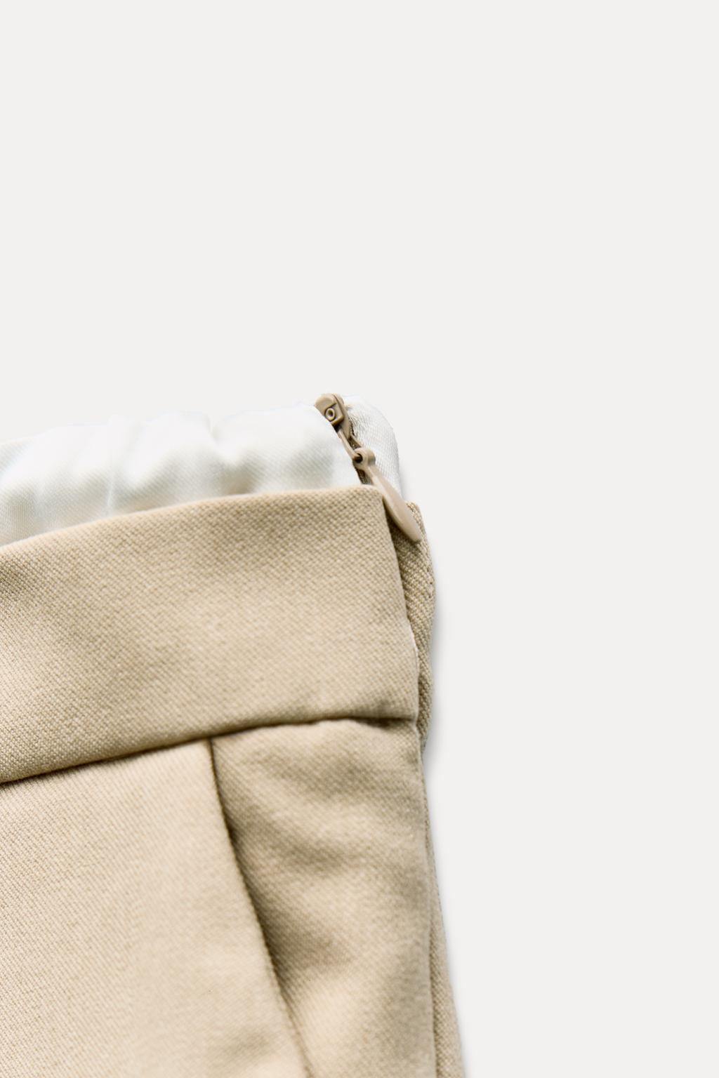 WIDE-LEG TROUSERS WITH DOUBLE WAISTBAND - Zara фото 6