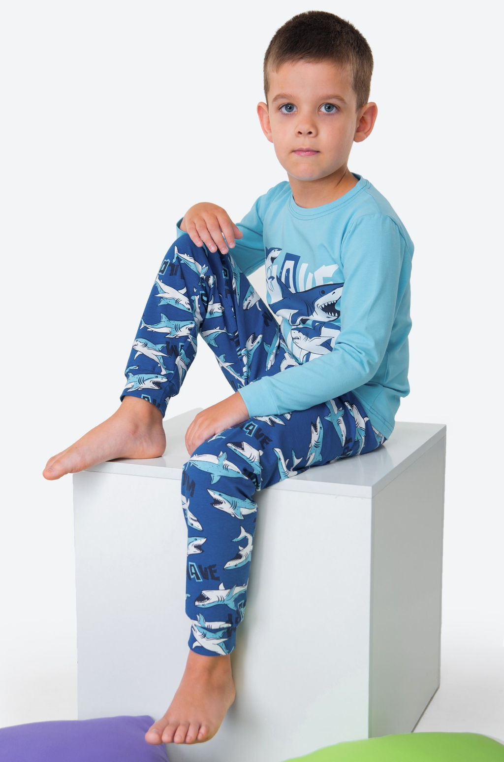 Хлопковая пижама для мальчика Bonito  фото 3