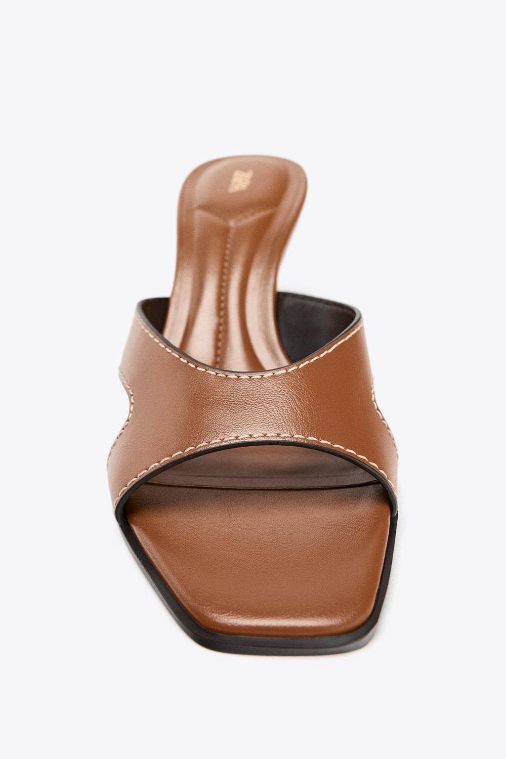 HIGH-HEEL SANDALS WITH TOPSTITCHING - Zara фото 9