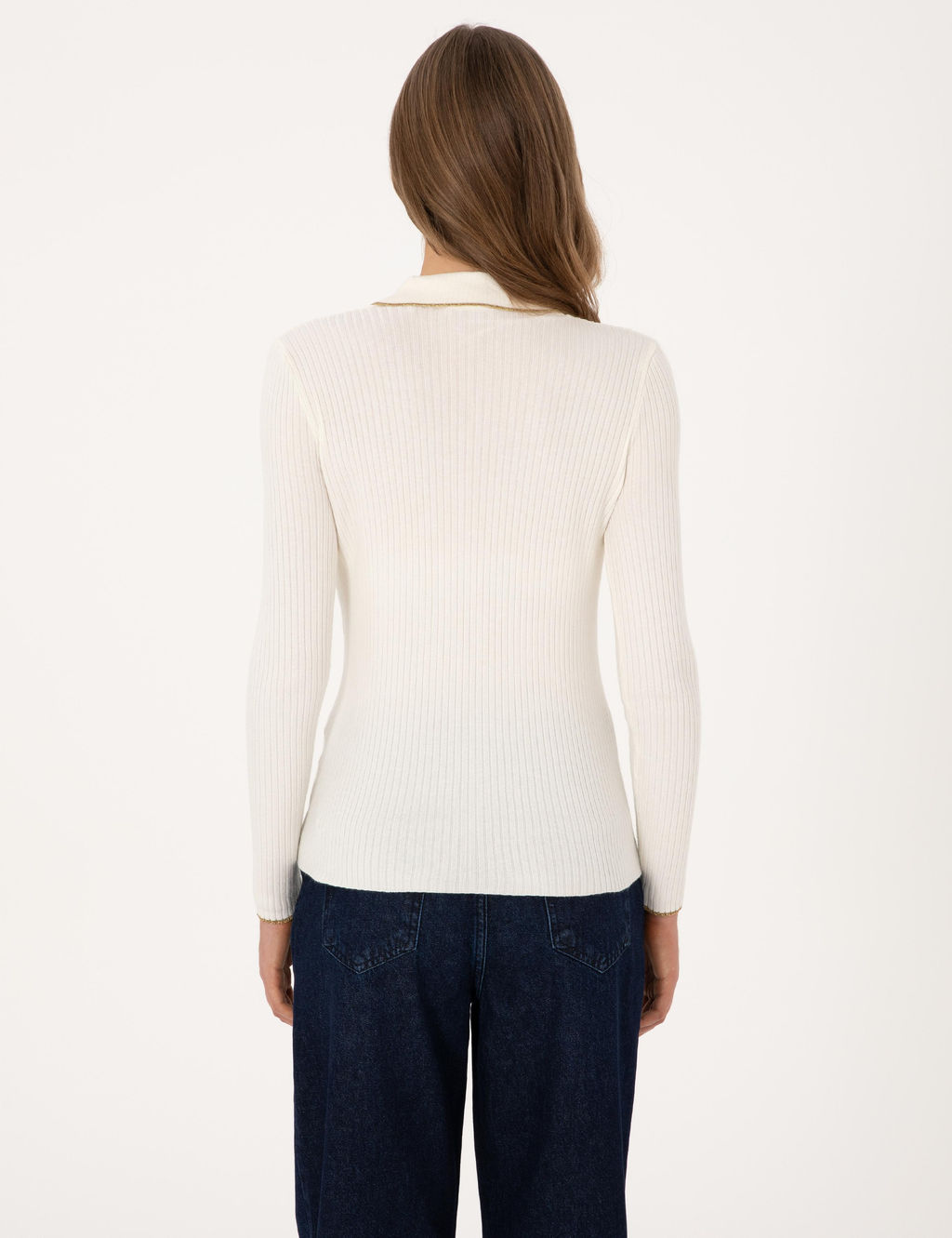 Ekru Slim Fit Kazak - Pierre cardin фото 5