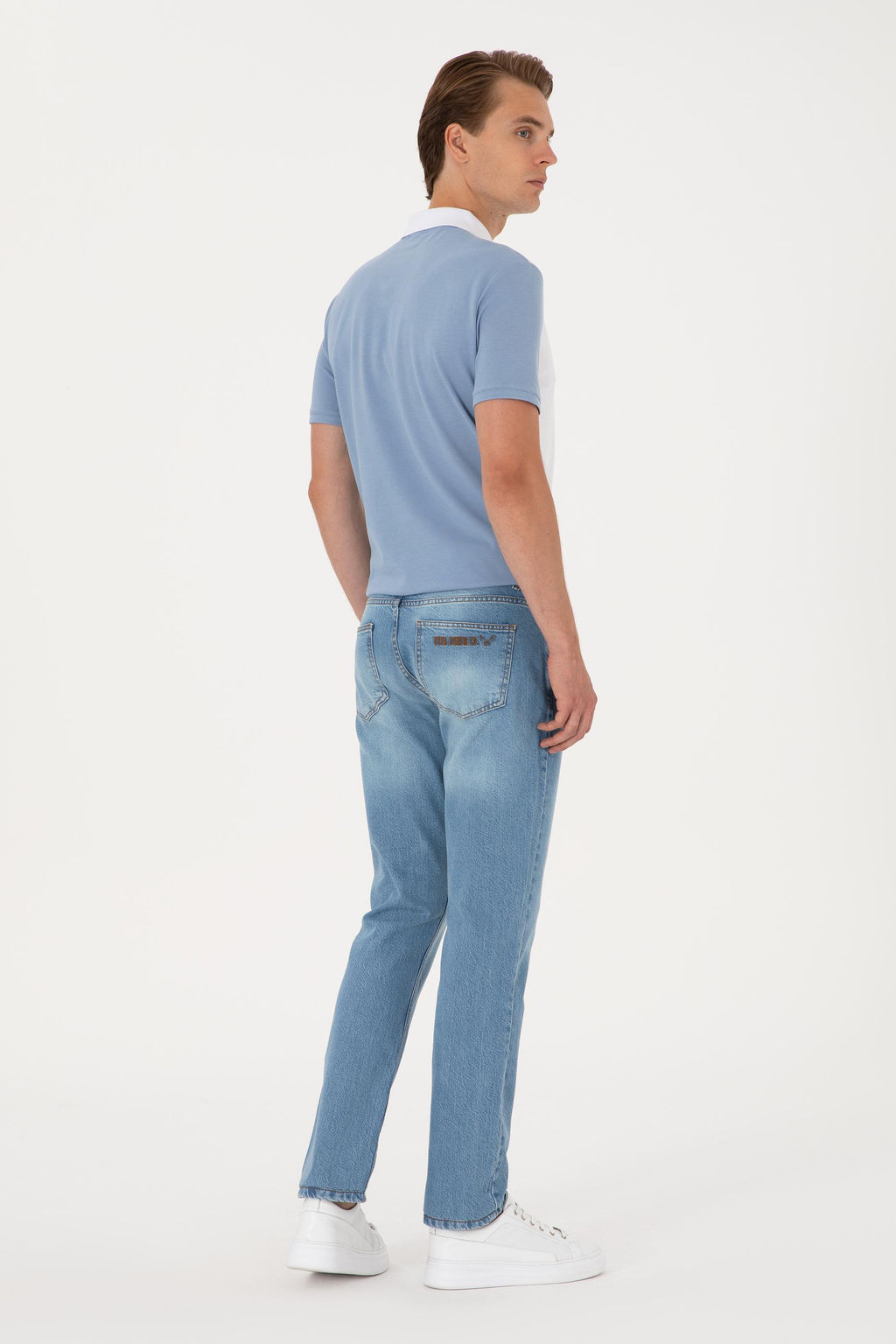 Erkek A__k Mavi Jean Pantolon Sepette S_rpriz _ndirim - U.s. polo assn фото 4