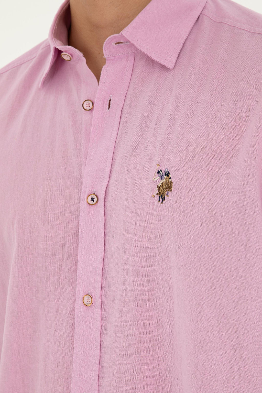 U. S. Polo Assn / Мужская базовая рубашка с длинным рукавом Magnolia - U.s. polo assn фото 14