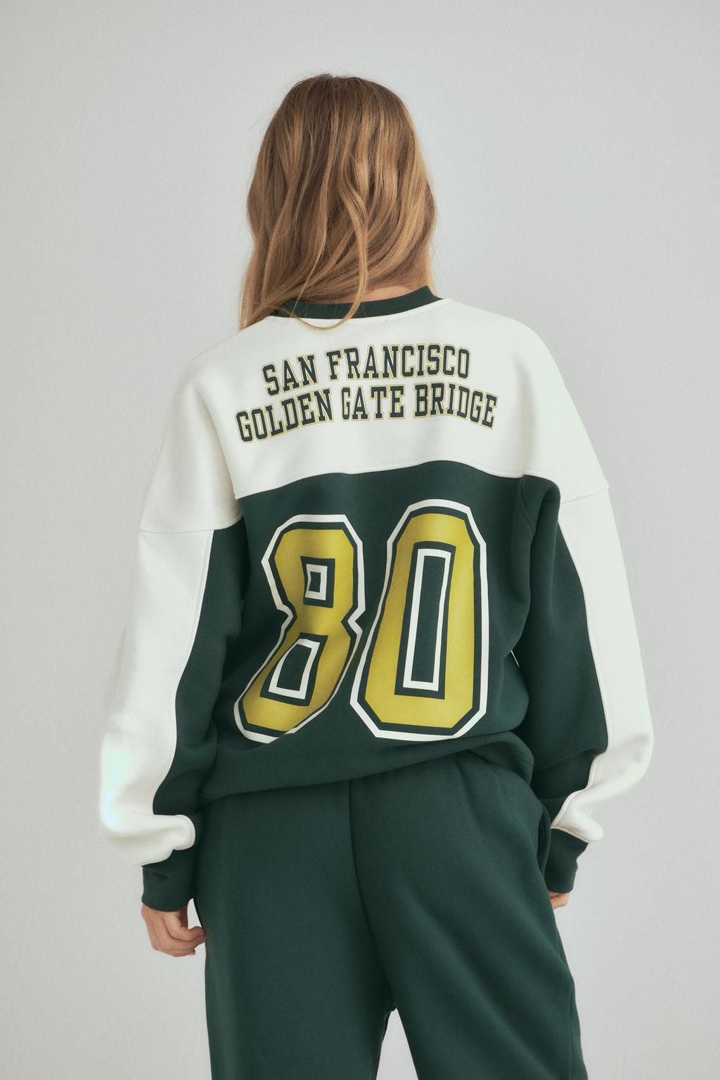 SAN FRANCISCO VARSITY SWEATSHIRT - Zara фото 4