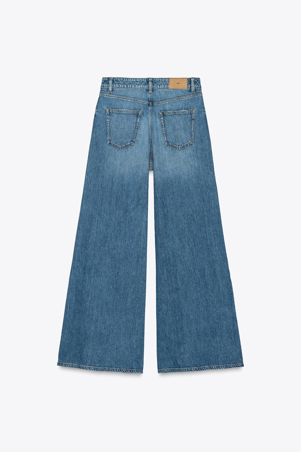Z1975 PALAZZO MID-WAIST FULL LENGTH JEANS - Zara фото 4