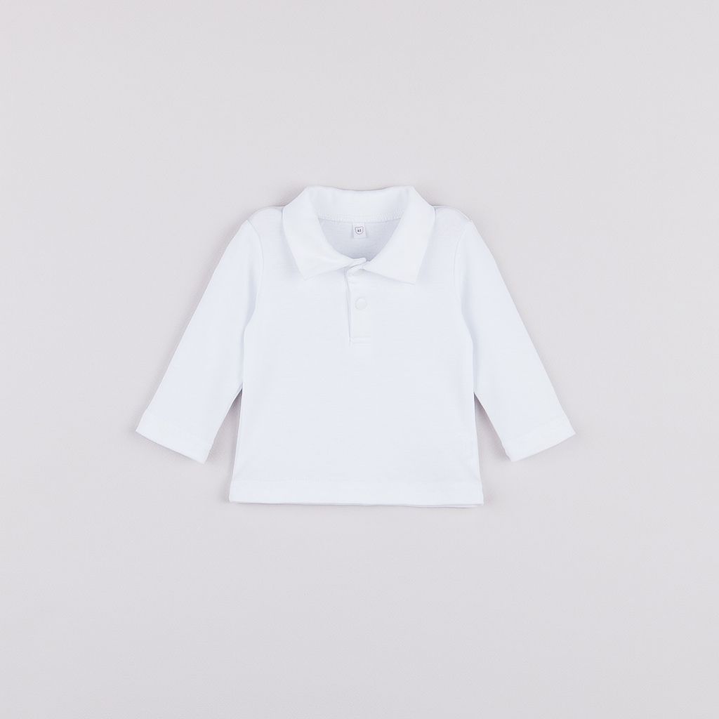 Рубашка с воротником поло Молоко 0+