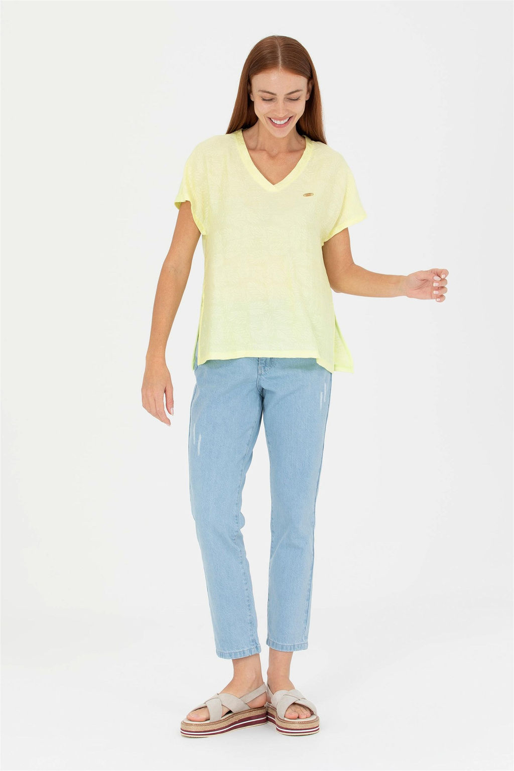 Женские голубые джинсовые брюки - U.s. polo assn фото 10