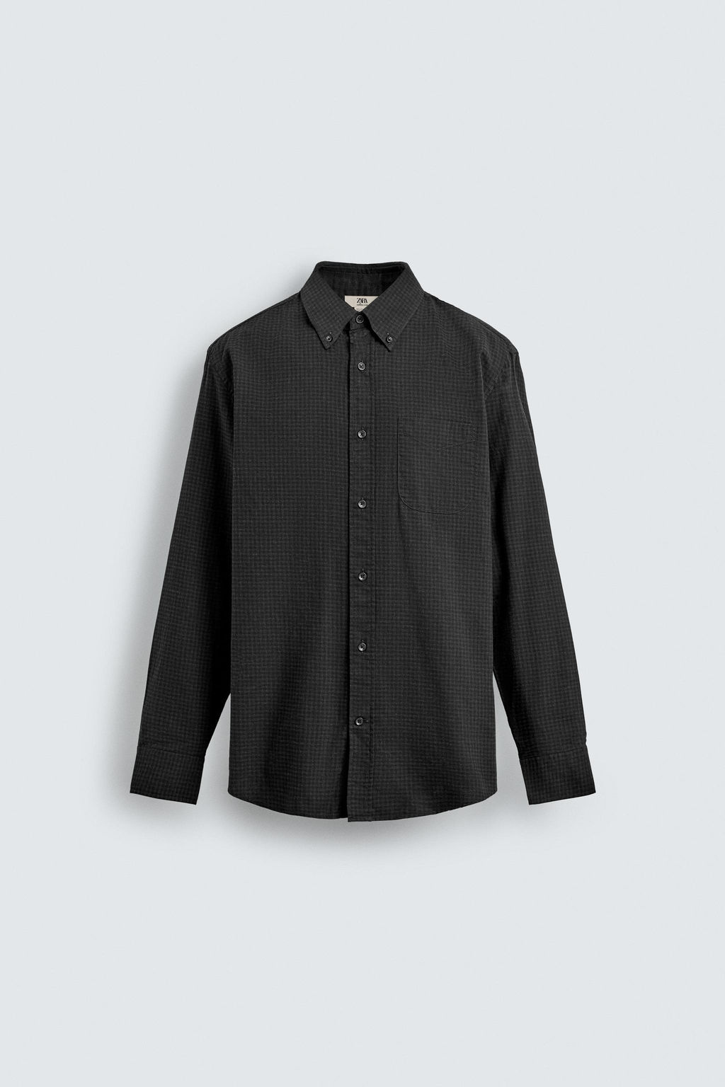 LIMITED EDITION RELAXED FIT CHECK SHIRT - Zara фото 7
