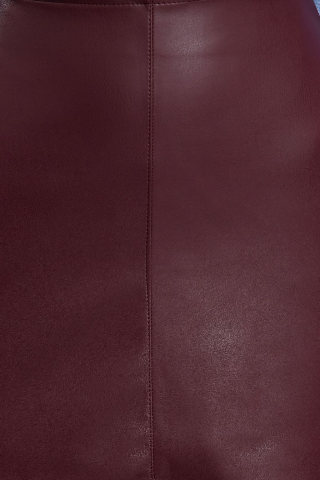 TRENDYOLMILLA Bordo A Line/Can Kesim Mini Etek TWOAW25ET00129  фото 3