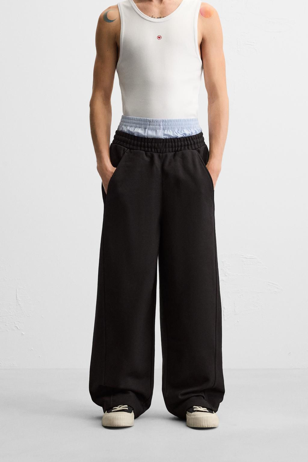 LIMITED EDITION BALLOON FIT JOGGER TROUSERS - Zara фото 2