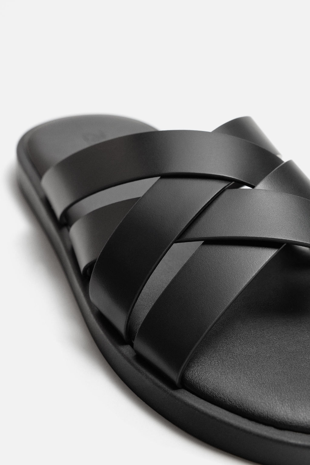 LEATHER STRAP SANDALS - Zara фото 5